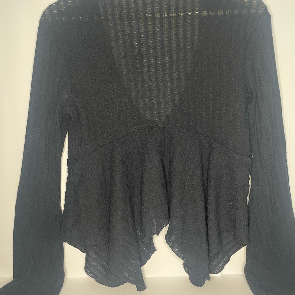 Urban Outfitters Black Tie-Front Knit Cardigan NWT - Picture 7 of 7